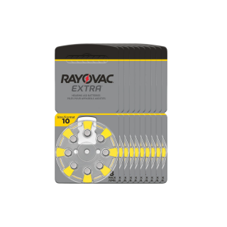 80x Rayovac HA10 PR70 Hörgeräte Batterien Extra Advanced