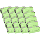 20x XCell Mono Akku Flattop Ni-MH 1,2V 9000mAh D mit U-...