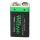 2x PATONA Premium 9V Li-Ion Akku 3,6Wh USB-C inkl. Ladekabel - wiederaufladbar