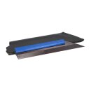 Präzisions-Haarlineal Stahl brüniert 150mm im Kunstlederetui