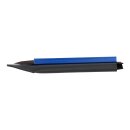 Benedict Präzisions-Haarlineal 200 mm Stahl brüniert – DIN 874 Blatt 2, Etui