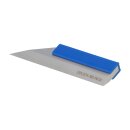 Haarlineal Rostfreier Stahl mattiert 100mm im Kunstlederetui