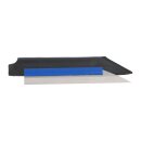 Haarlineal Rostfreier Stahl mattiert 150mm im Kunstlederetui