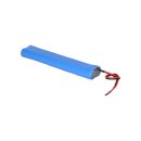 12V Akku Notleuchte 1500mAh NiCd Hochtemperatur 2x5 Reihe 30cm Kabel