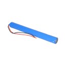 Battery pack 6v 4.0Ah NiCd emergency lights ht 20cm cable rod l51nicd4000