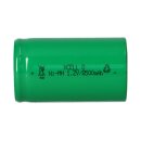 XCell Mono battery Flattop Ni-MH 1.2v / 8500mAh