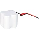 Akkupack 4,8V 4500mAh 4,5Ah Ni-Cd NiCd für Notlicht Notbeleuchtung Notlampe F2x2