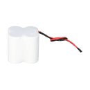 Notleuchten-Akku 4,8V 4500mAh NiCd F2x2