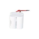 Notleuchten-Akku 4,8V 4500mAh NiCd F2x2