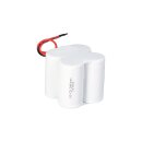 Notleuchten-Akku 4,8V 4500mAh NiCd F2x2