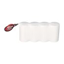 Notleuchten-Akku 4,8V 4500mAh NiCd F1x4