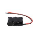 Akkupack 3,6V 2500 mAh C NiCd Notleuchten HT 20cm Kabel Reihe F31NICD2500