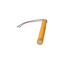 Notleuchtenakku 6V 2500mAh NiCd C L1x5 HT | 20cm Kabel