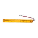 Notleuchtenakku 6V 2500mAh NiCd C L1x5 HT | 20cm Kabel