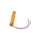 Notleuchtenakku 6V 2500mAh NiCd C L1x5 HT | 20cm Kabel