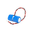 10x Lithium Batterie 3V 1,8Ah 2/3A mit Kabel/Stecker kompatibel für DOM ENiQ Guardian S Schließzylinder, 33x17,2 mm, kein Original