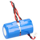 10x Lithium Batterie 3V 1,8Ah 2/3A mit Kabel/Stecker kompatibel für DOM ENiQ Guardian S Schließzylinder, 33x17,2 mm, kein Original