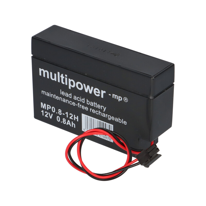 12V 0,8Ah MP0,812H Multipower Blei Akku Heim & Haus kaufen