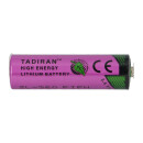 AA Lithiumbatterie 3,6V 2400mAh LiSOCl2 mit PCB-Pins – Tadiran SL360/PT