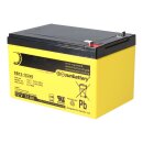 2x AGM Akku 12V 12Ah für Esser Honeywell ES Line Brandmeldezentrale – SUN Battery VdS