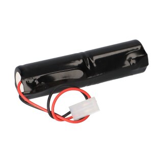 Notleuchtenakku kompatibel mit Elubat 275602, Ni-Cd 2,4V 1800mAh, Inline-Bauform L1x2.