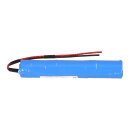 Notleuchtenakku 3,6V 2500mAh NiCd L1x3 – Baby C – 20 cm Kabel – passend für L31NICD2500 / NICD2500