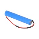 Notleuchtenakku 3,6V 2500mAh NiCd L1x3 – Baby C – 20 cm Kabel – passend für L31NICD2500 / NICD2500