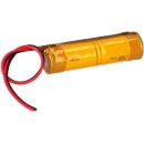 Akkupack 2,4V 2500 mAh C NiCd Notleuchten HT 20cm Kabel...