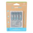4x Paleblue USB-C Wiederaufladbare AA Batterie