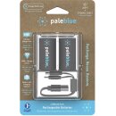 2x Paleblue USB-C Wiederaufladbare Baby C Batterie