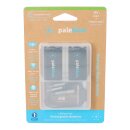 2x Paleblue USB-C Wiederaufladbare 9V-Block Batterie