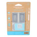 2x Paleblue 9V Block USB-C Akku 9V 500mAh – 4,5Wh...