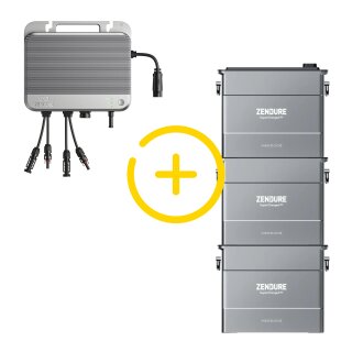 Zendure SolarFlow 800 mit 3× AB2000S 5760Wh Batteriespeicher