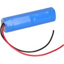 Akkupack 2,4V 4,0Ah NiCd Notleuchten HT 20cm Kabel Stange...