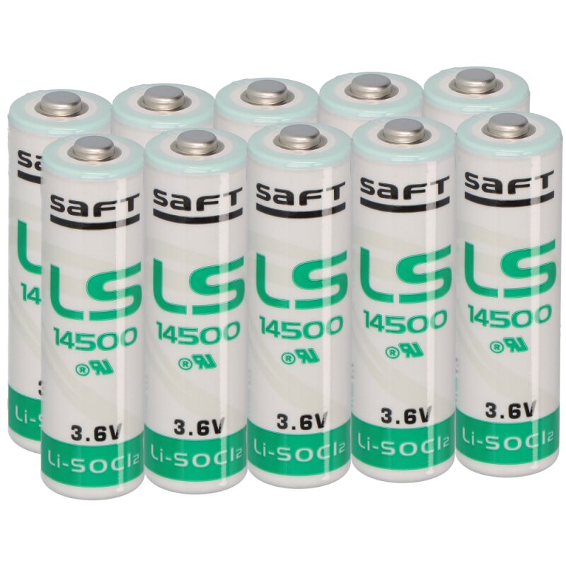 saft lithium 3 6v batterie ls 14500