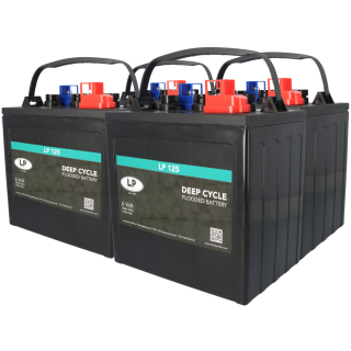 4x Landport LP 125 6V 240Ah Deep Cycle Traktionsbatterie