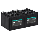4x Traktionsbatterie Landport LP 1275 12V 150Ah...