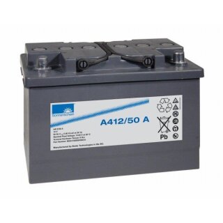 Exide Sonnenschein A412/50 A 12V 50Ah dryfit Blei-Gel-Akku VRLA