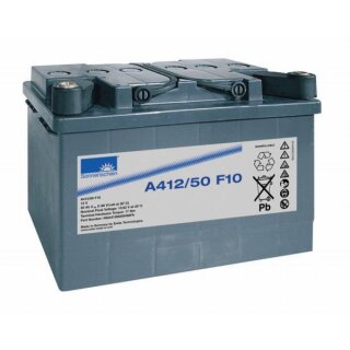 Exide Sonnenschein A412/50 F10 12V 50Ah dryfit Blei-Gel-Akku VRLA