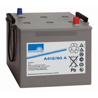 Exide Sonnenschein A412/90 A 12V 90Ah dryfit Blei-Gel-Akku VRLA