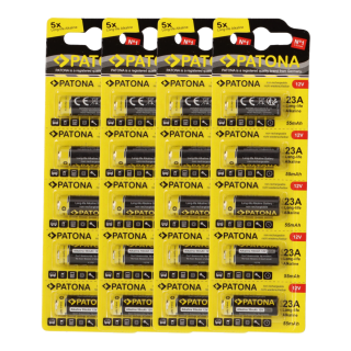 12V 23A Batterien im 5er Blisterpack