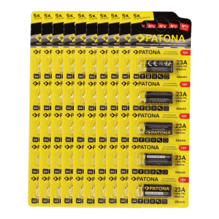 23A 12V Batterien im Vorratspack
