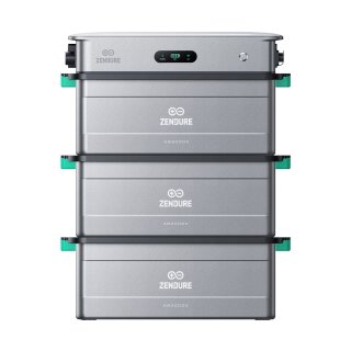 Zendure SolarFlow 2400 AC mit 3x AB3000X Akkus und 8640 Wh Kapazität