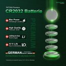 Knopfzellen CR2032 für Uhren und Fernbedienungen