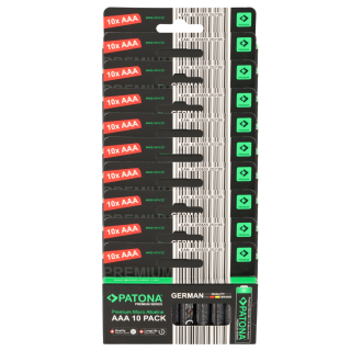 100 Stück AAA Batterien Alkaline in 10er Blister