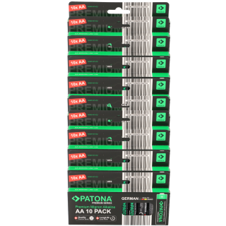 100 AA Mignon Batterien im 10x10er Blister