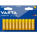 Varta Longlife AA (LR06) Batterien – 10er-Pack |...