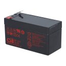 CSB GP1212 AGM Akku 12V 1,2Ah Faston 4,8 mm – passend für Alarm, Notlicht & Steuerung