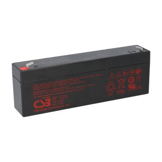 CSB GP1223 – 12V 2,3Ah AGM-Batterie | Kompakter VRLA-Bleiakku