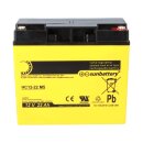 SUN Battery AGM HC12-22 Akku 12V 22Ah | High Cycle |...